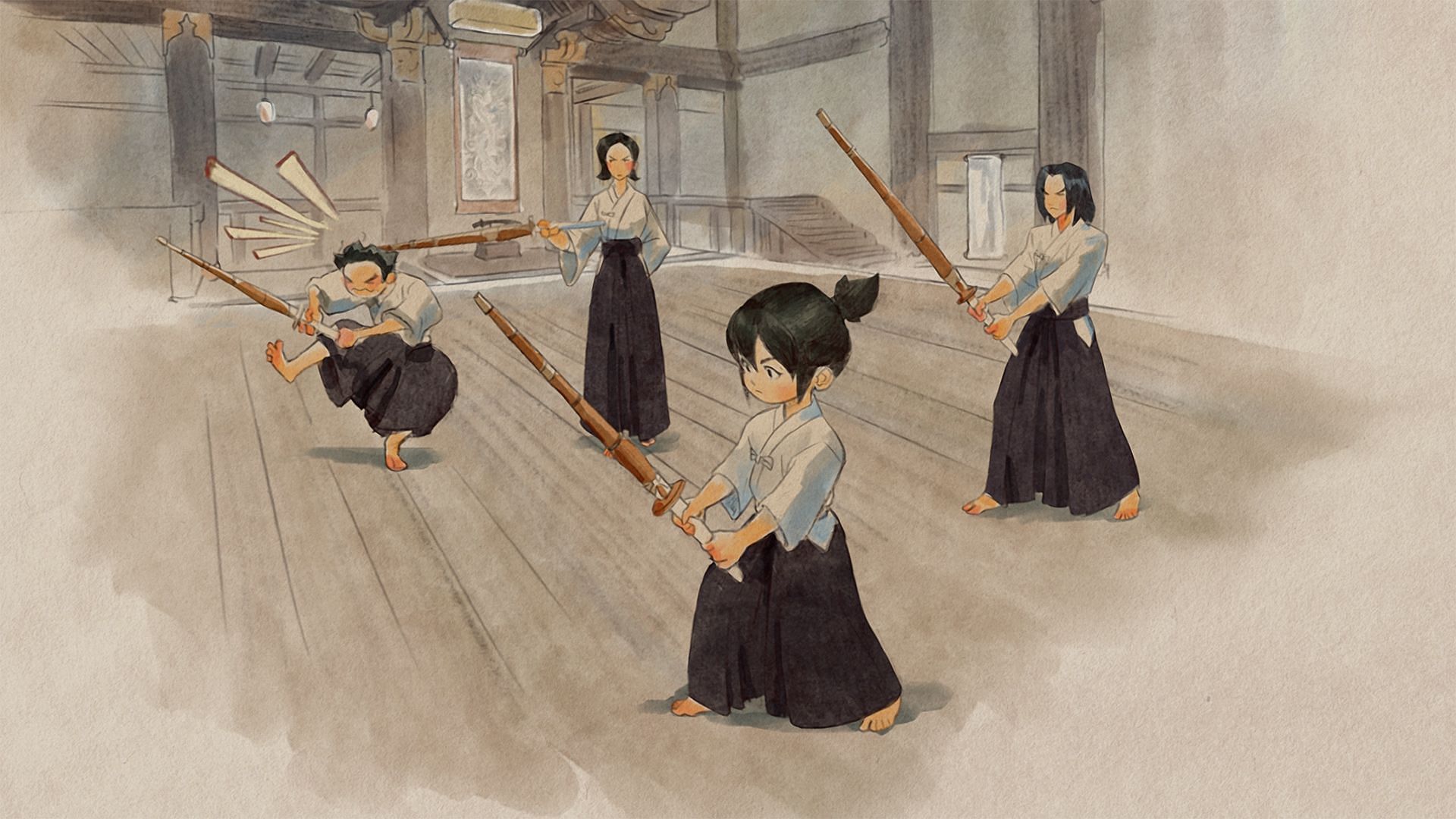 Kiriko trained with Hanjo and Genji (Image via Blizzard Entertainment)